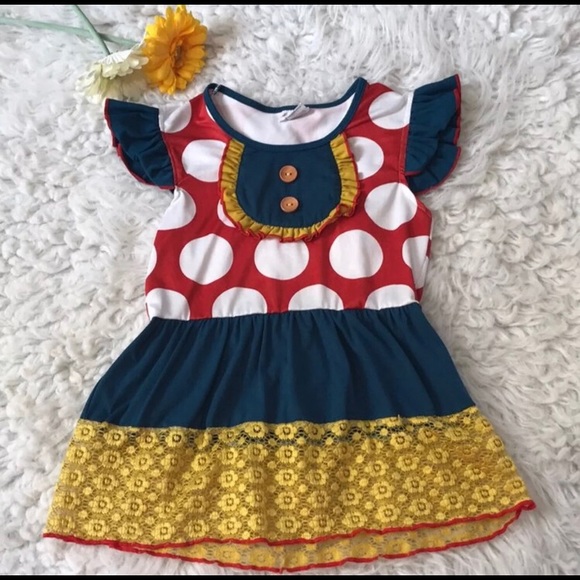 Other - Girls Polka-Dot Lace Top
